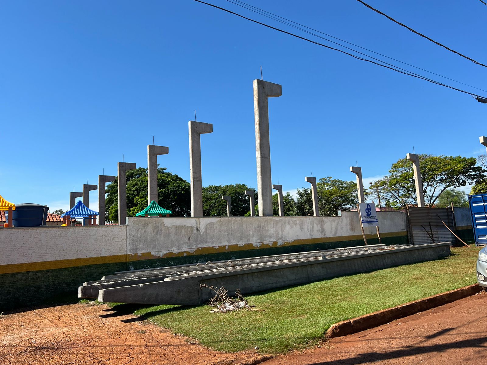 Escola Sônia Teixeira Paiva terá quadra poliesportiva coberta