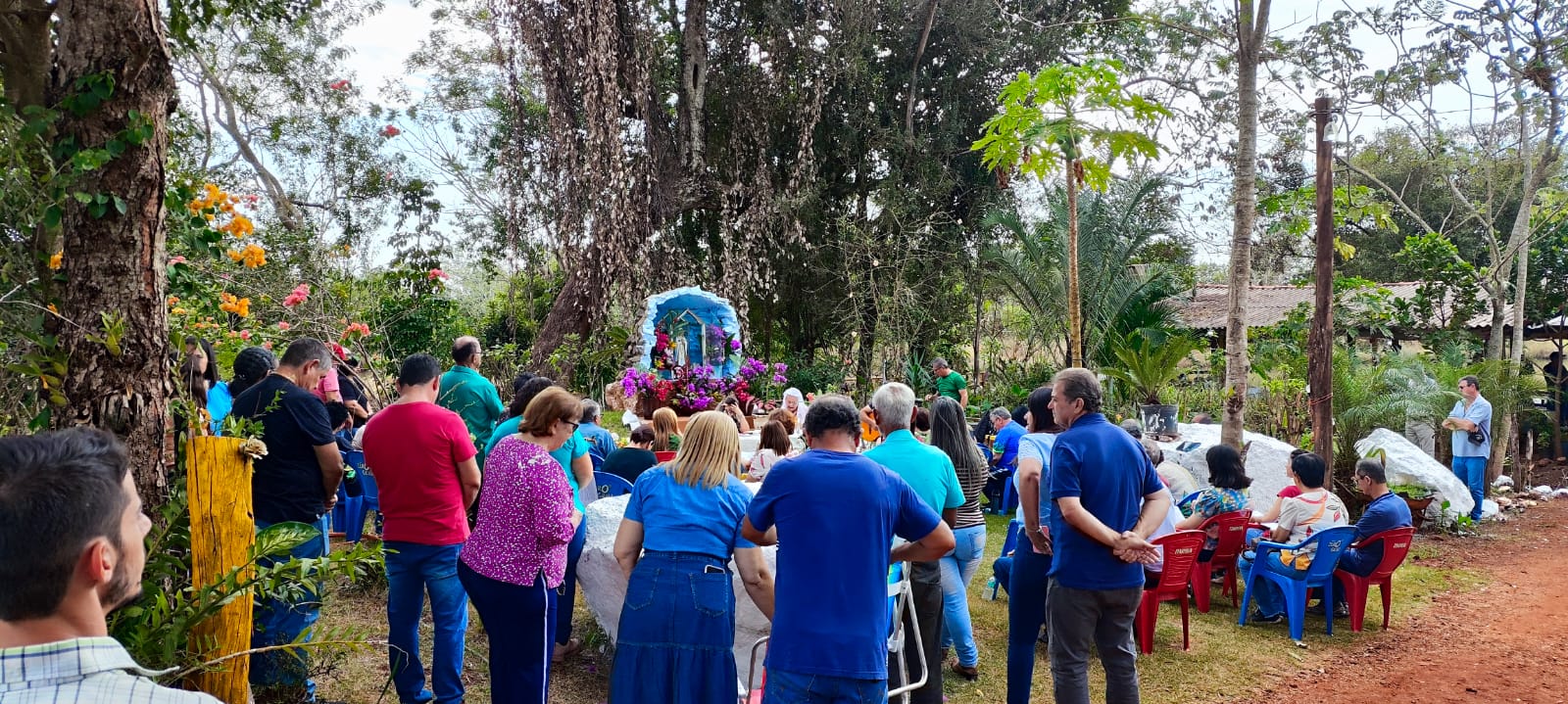 Itaporã: Terço das Lágrimas de Sangue de Nossa Senhora da Rosa Mística foi realizado neste domingo