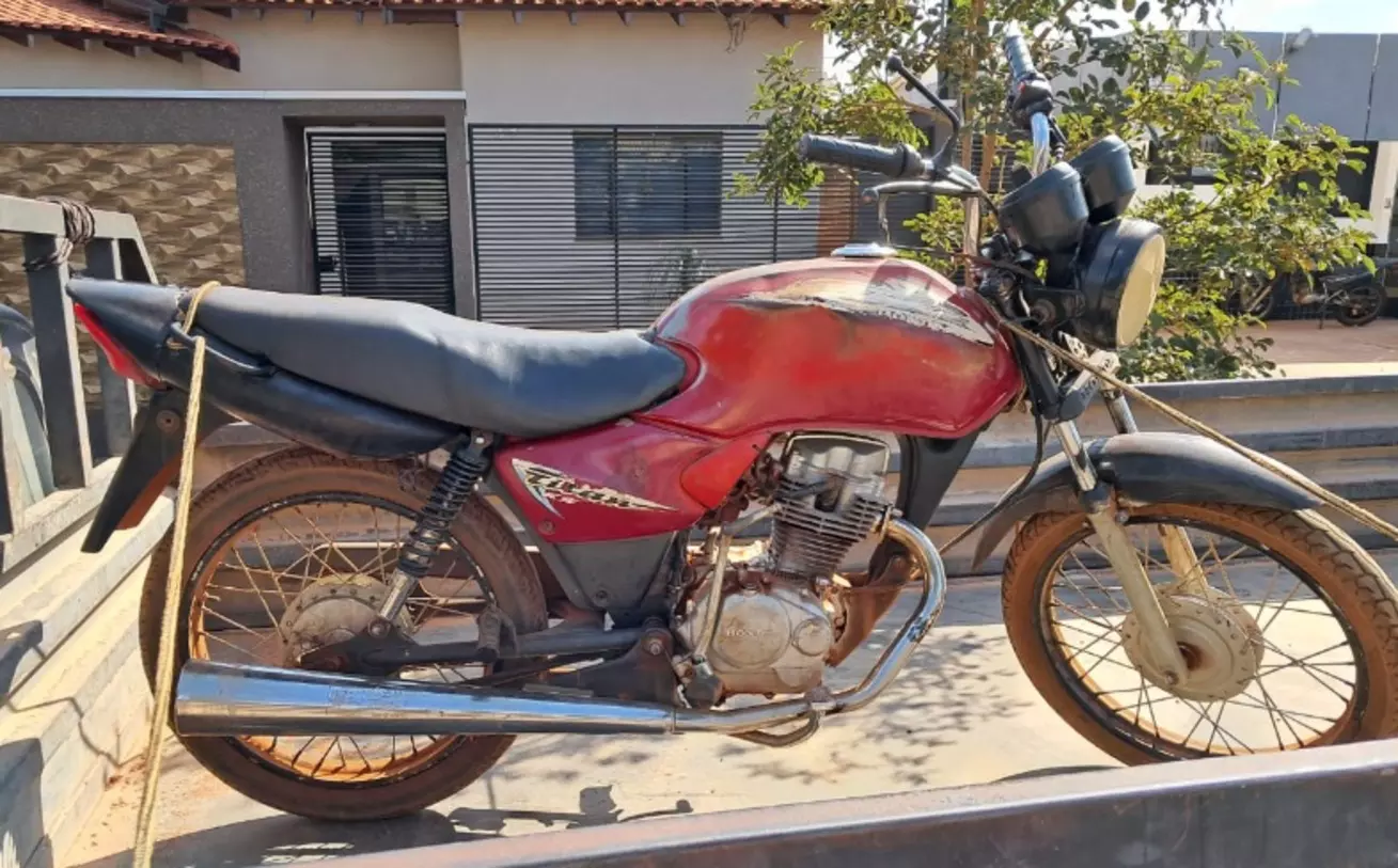 Polícia Civil recupera moto furtada em Itaporã