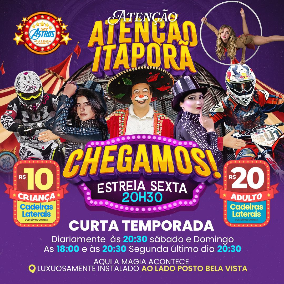 Último dia do Circo Astros em Itaporã