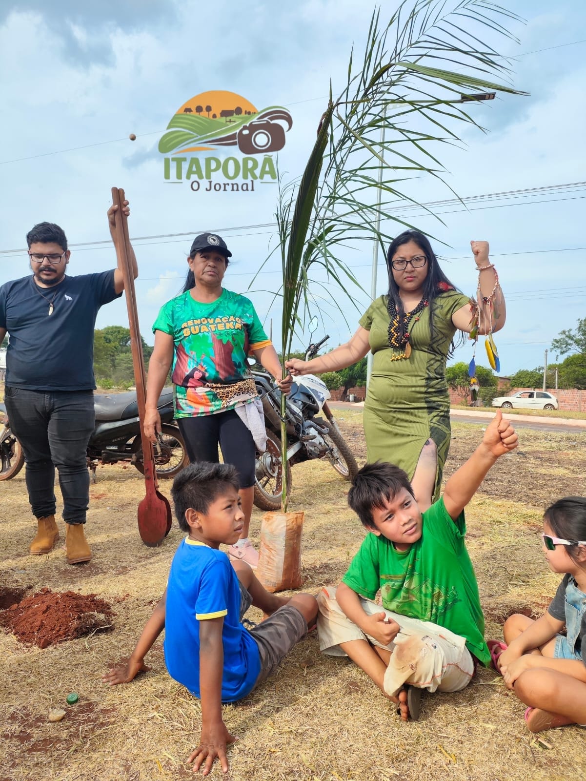 Indígenas fazem ato para marcar vitória no conflito por água