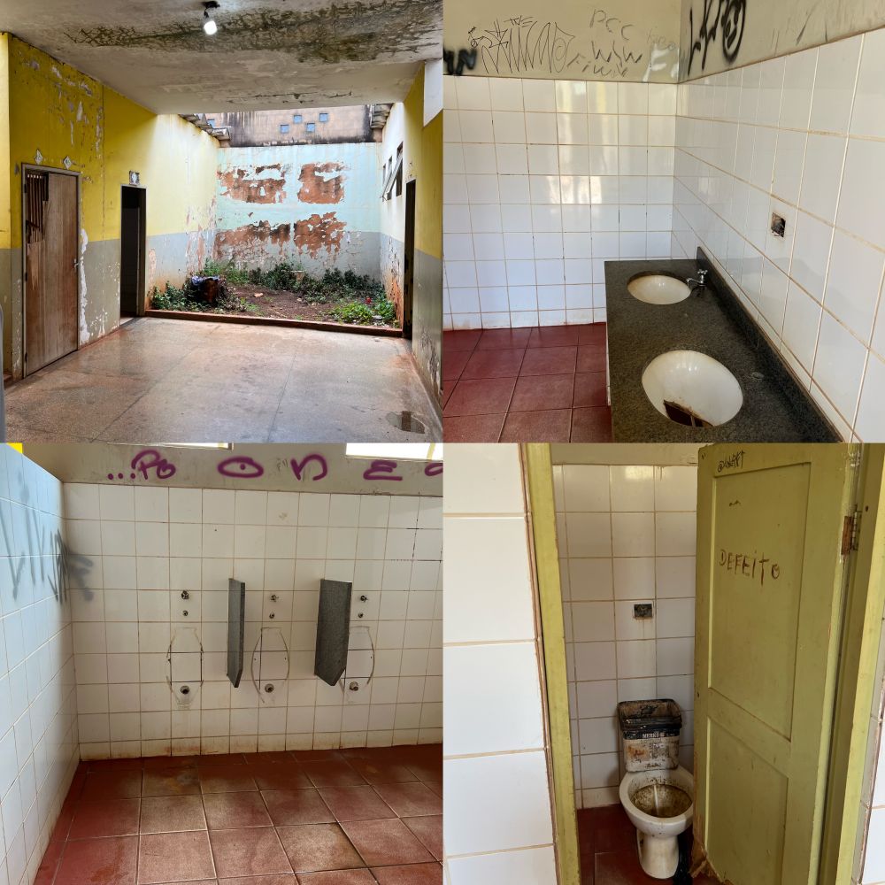 Prefeitura de Itaporã interditará banheiros da antiga rodoviária devido ao estado precário