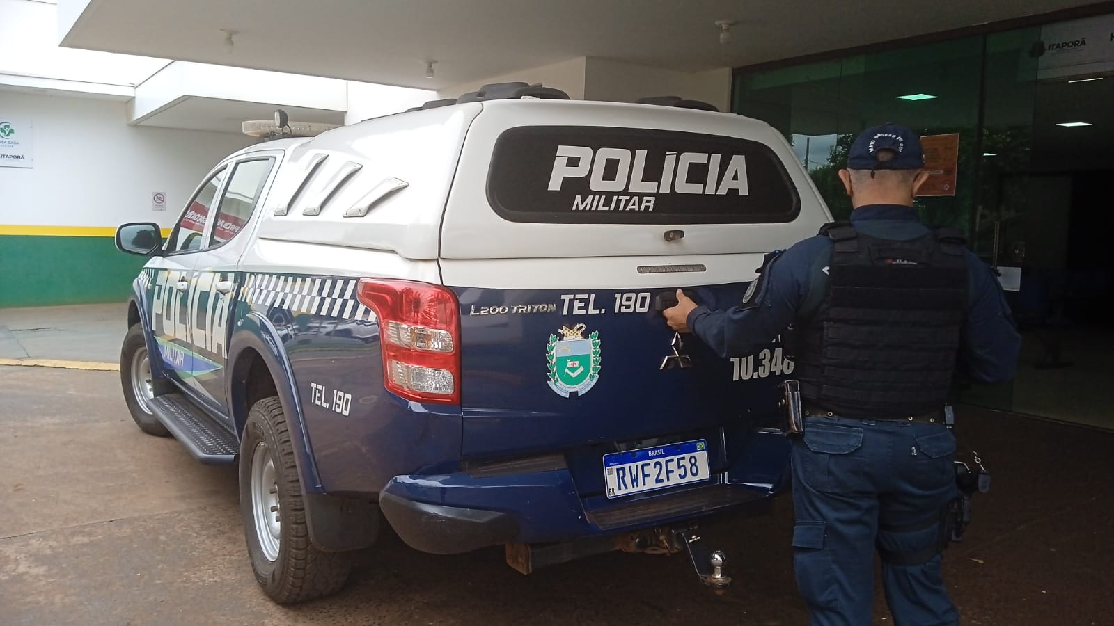 Polícia Militar de Itaporã realiza cumprimento de mandado de prisão