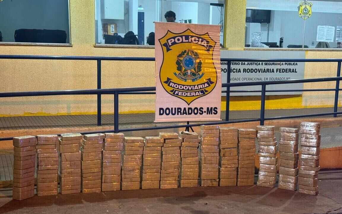 Durante operação da PRF, empresário de Itaporã é preso ao tentar receber cocaína escondida em carga de erva-mate