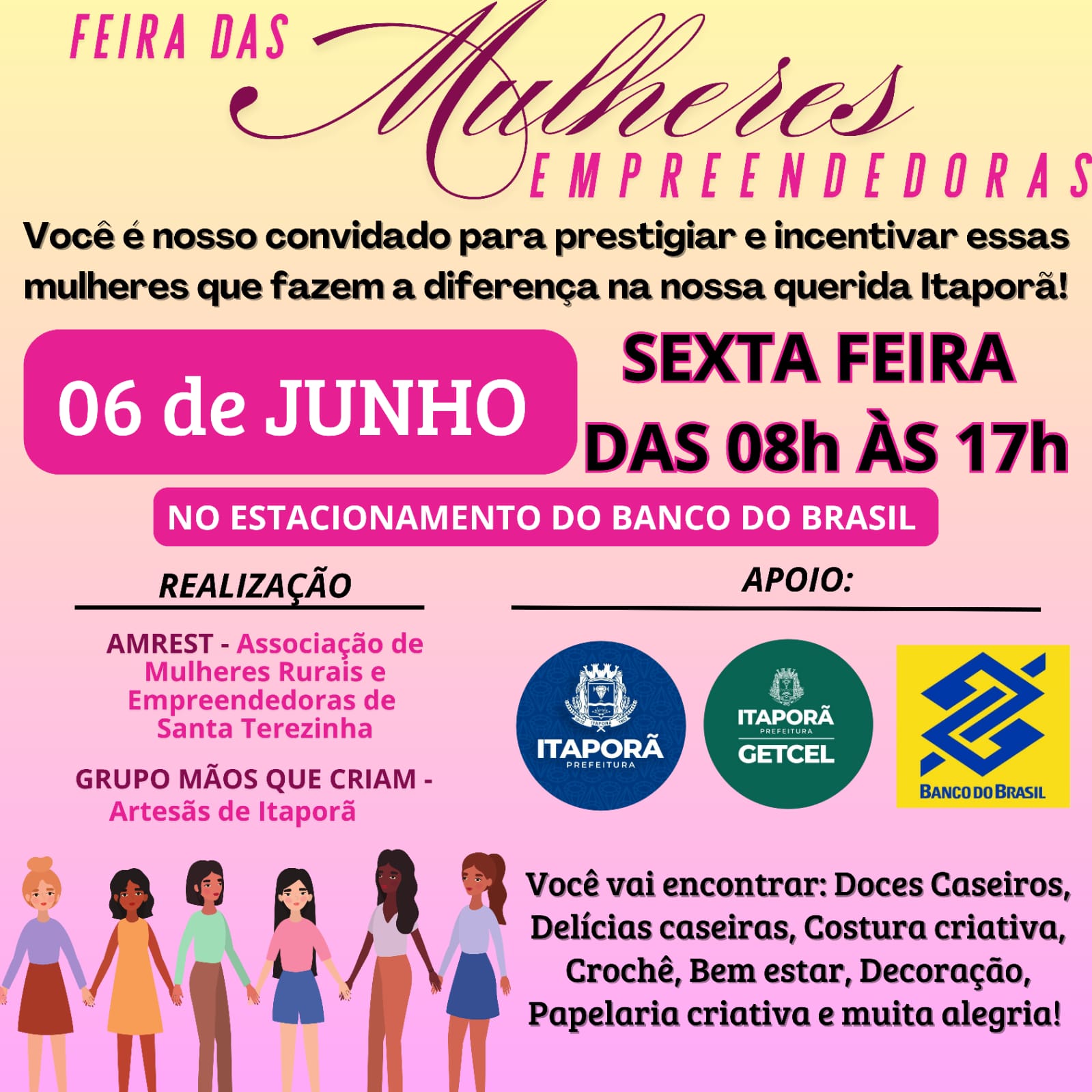 Feira Criativa de Itaporã – Um convite ao talento e à originalidade! (fotos)