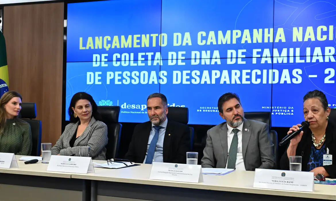 Campanha nacional coleta DNA de familiares de desaparecidos