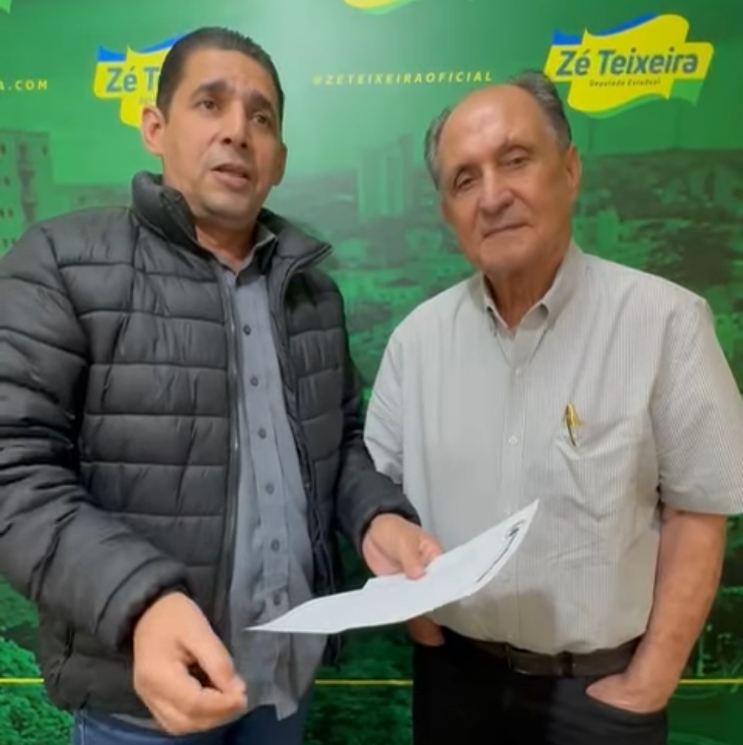 Vereador Reinaldo Pecini solicita reparo da ponte do Córrego Sardinha e recebe apoio imediato do deputado Zé Teixeira