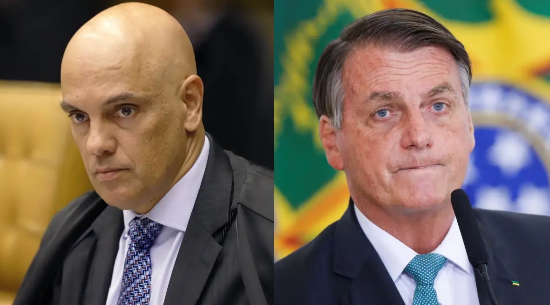 Bolsonaro não estava na invasão de 8/1, mas deve responder por ela, diz Moraes