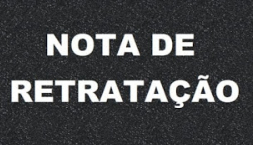 Retratação a respeito do trailer estacionado no distrito de Montese