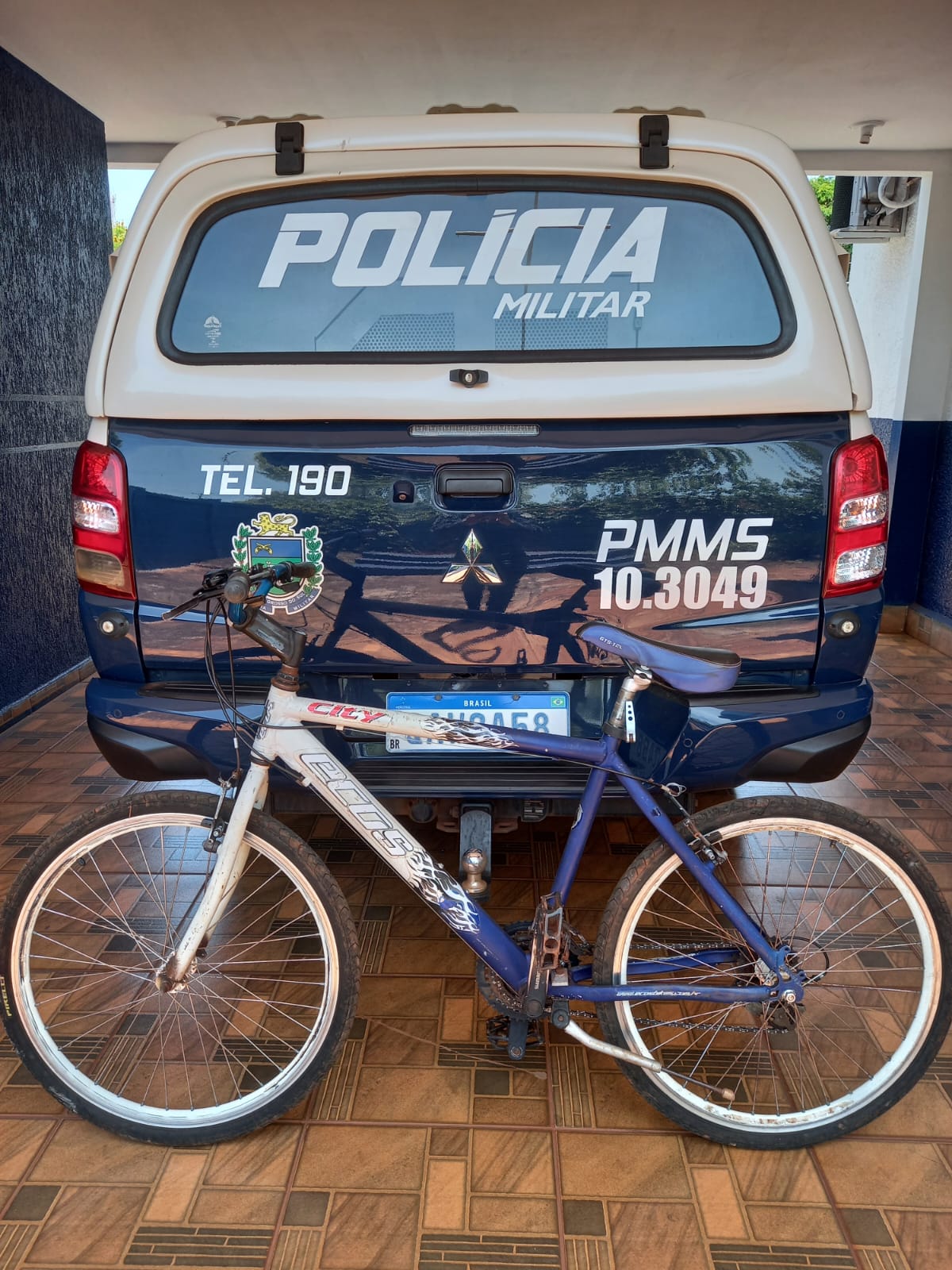 Itaporã: bicicleta é encontrada abandonada em obra