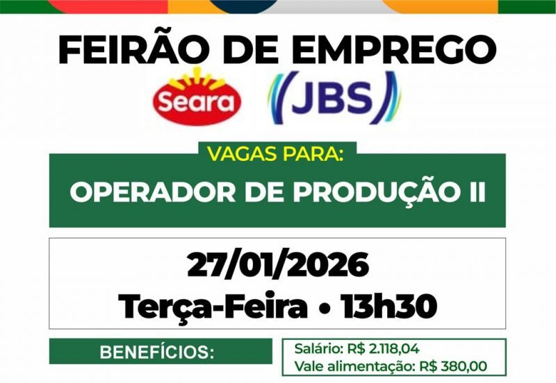Trabalho, renda e dignidade: Prefeitura realiza Feirão de Emprego em Itaporã