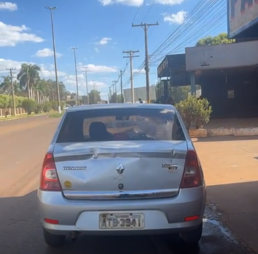 Acidente entre carro e moto é registrado nesta quinta-feira em Itaporã