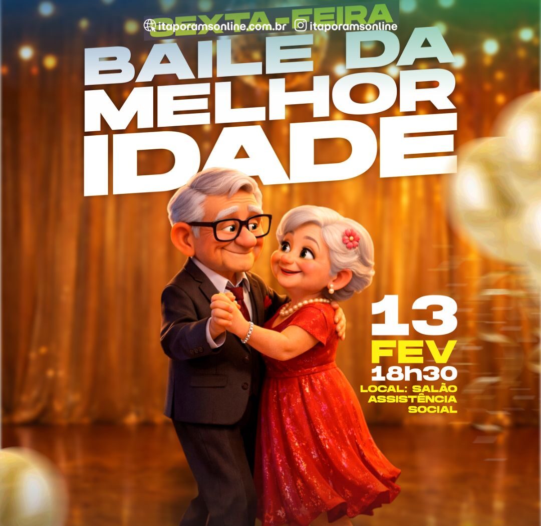 Itaporã se prepara para uma noite especial dedicada à Melhor Idade