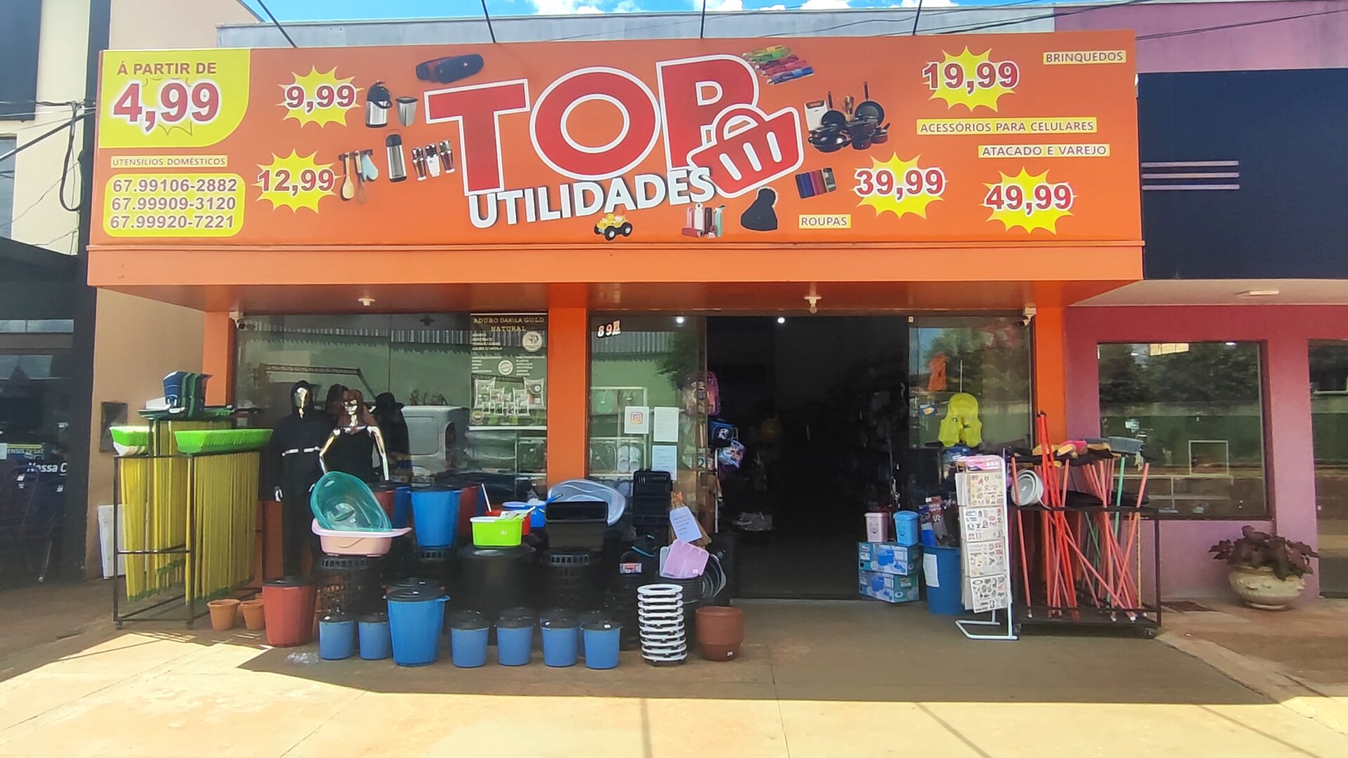 Itaporã: Loja Top Utilidades é sucesso em variedade de produtos e preços baixos. Corra aproveitar!
