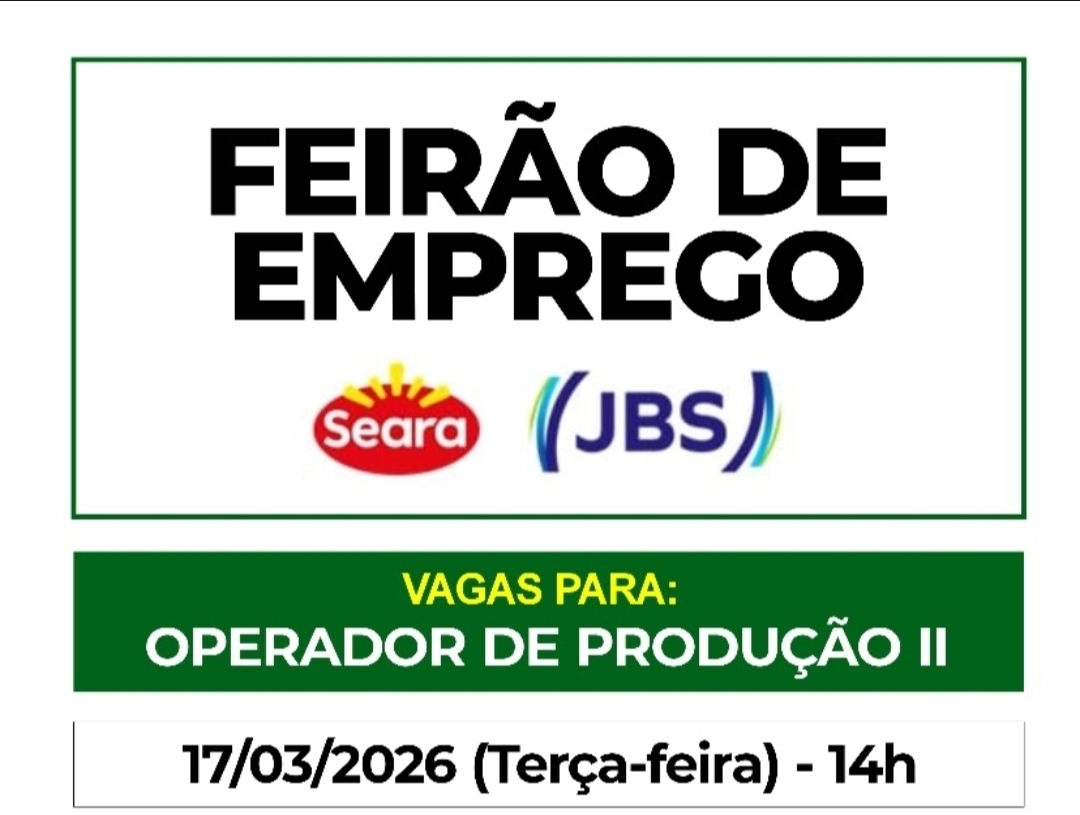 Feirão de Emprego será hoje 17/03/2026 em Itaporã. Confira as vagas!