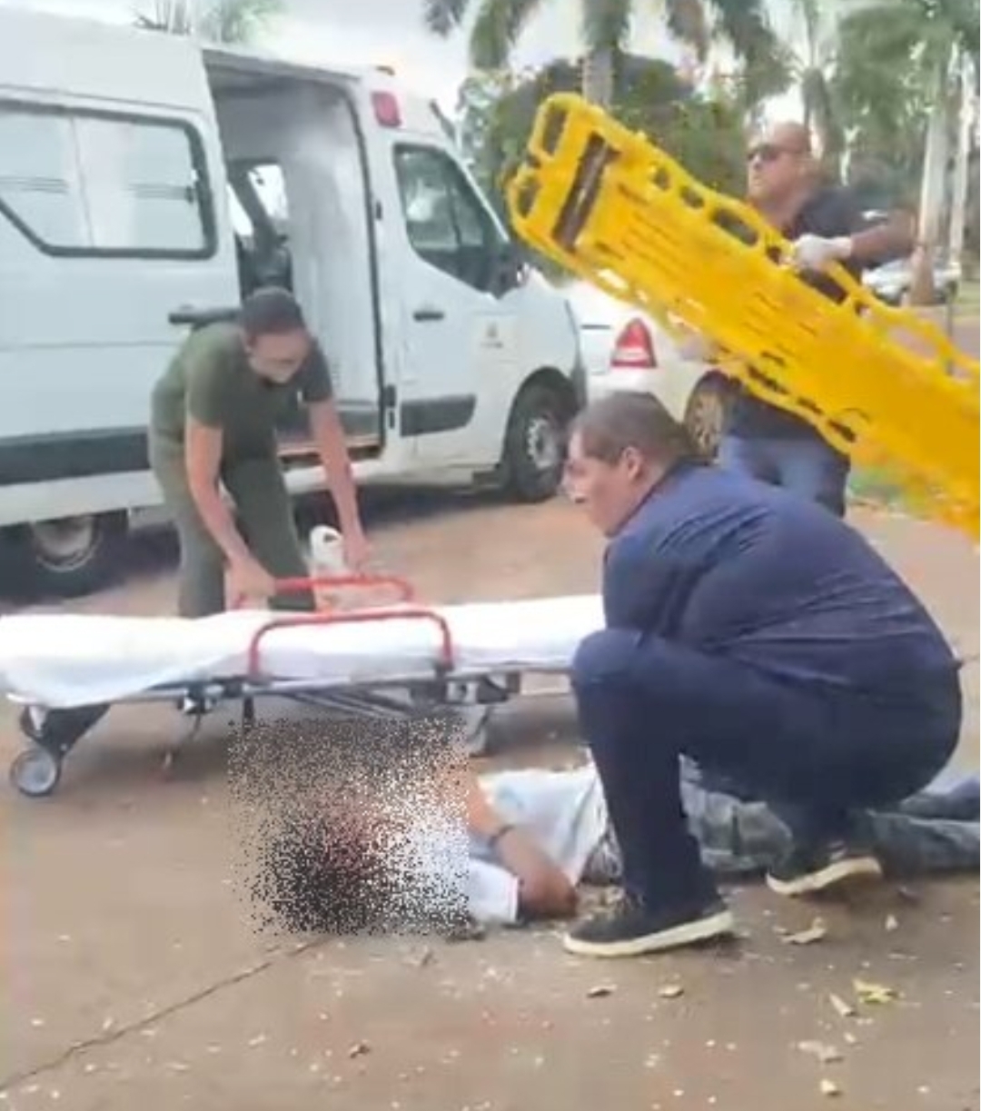 Jovem fica ferido após acidente de trabalho em Itaporã