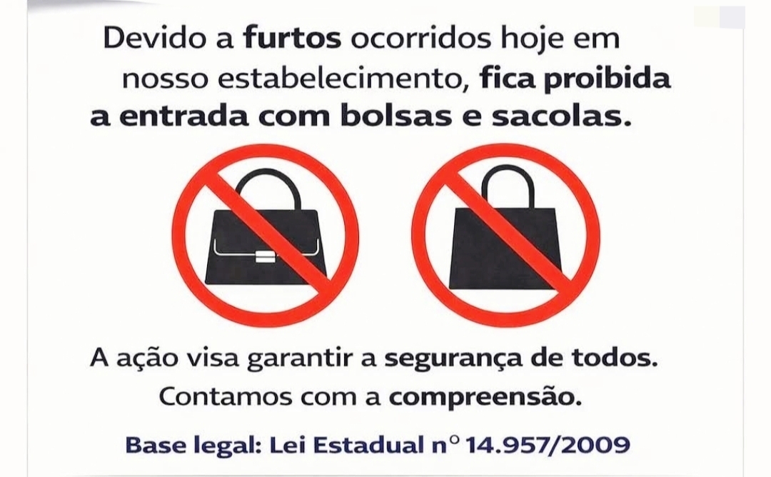 Supermercado de Itaporã adota proibição de uso de bolsas na unidade após furto