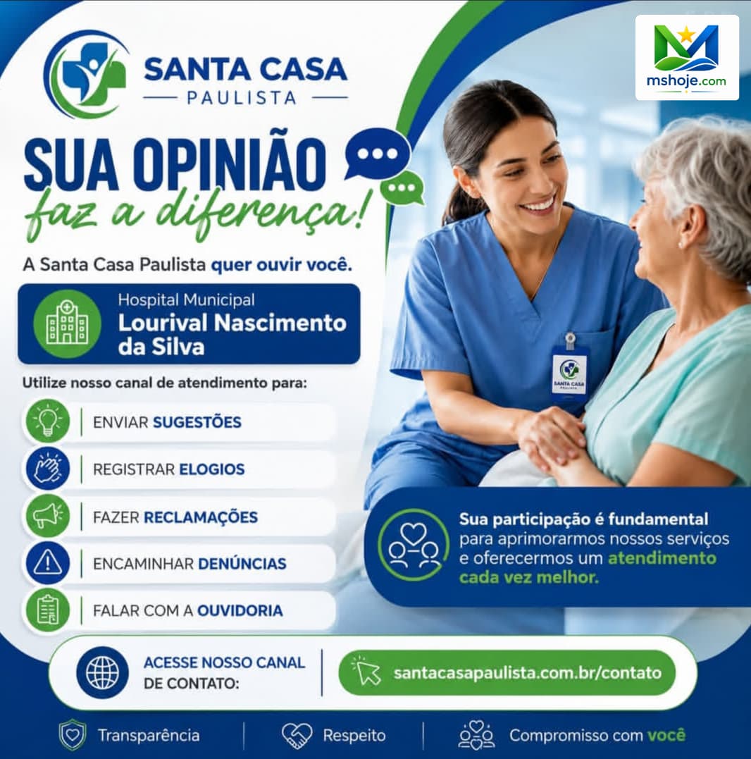 Hospital Municipal de Itaporã reforça canal de Ouvidoria para receber sugestões, elogios e reclamações da população
