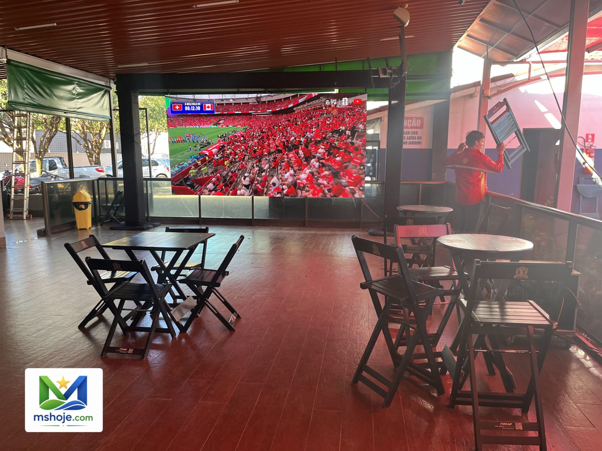 Torcida de Itaporã terá pontos com telões para acompanhar Brasil x Escócia pela Copa do Mundo