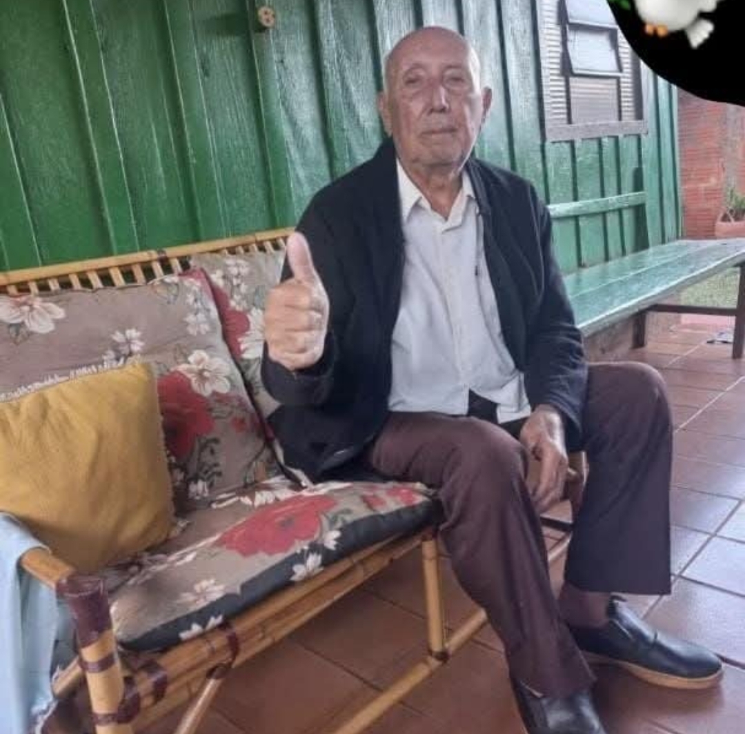 Noticiamos com pesar o falecimento do senhor Cândido Ortiz