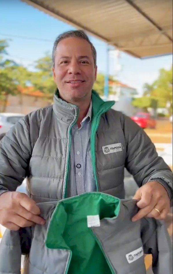 Prefeitura de Itaporã entrega mais de 2.300 kits de uniforme de inverno aos alunos da REME