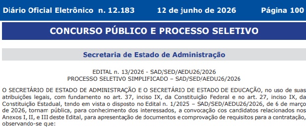 Aprovados em Itaporã devem apresentar documentação para assumir cargos