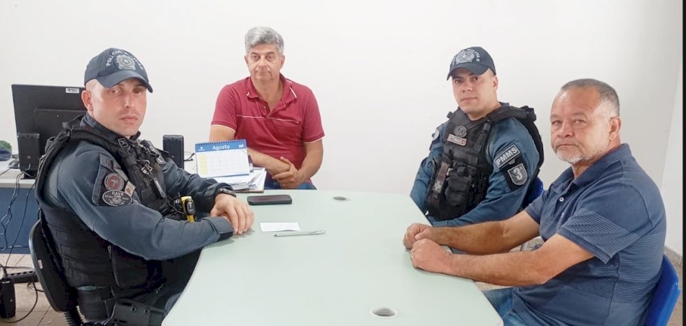 Itaporã – Demutran e Polícia Militar alinham ações para a Semana Nacional de Trânsito