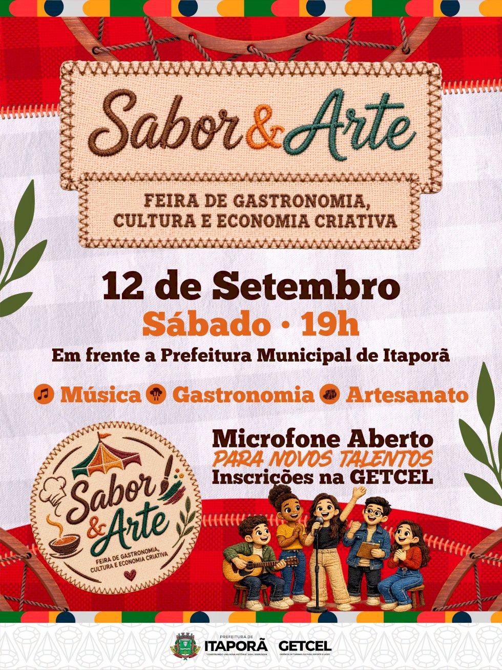 Itaporã: Feira de Gastronomia Sabor & Arte acontece no dia 12 de setembro