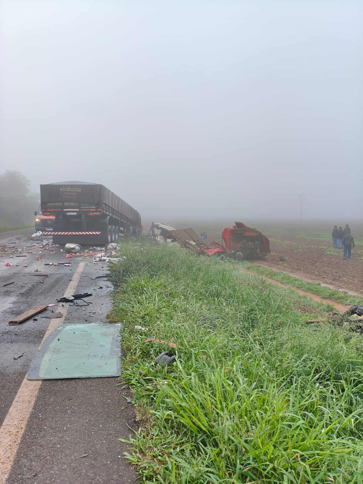 Itaporã: vítima de acidente é identificada, testemunha cita neblina intensa e tentativa de ultrapassagem