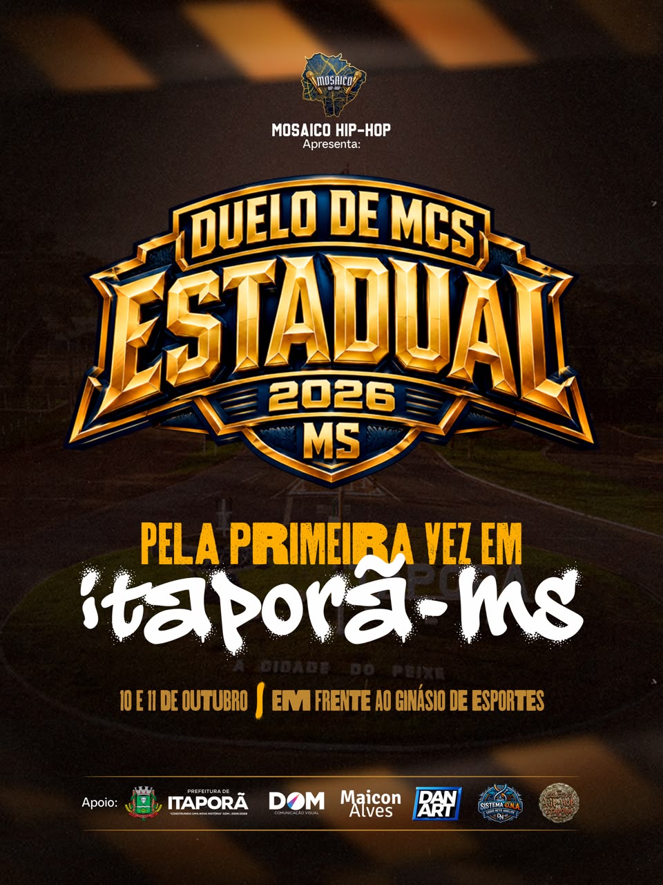 Itaporã receberá a grande final do Duelo Estadual de MCs de MS